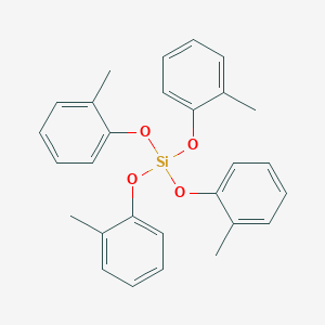 molecular formula C28H28O4Si B091441 TETRA-O-CRESOL ORTHOSILICATE CAS No. 16714-40-2