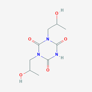 molecular formula C9H15N3O5 B091449 1,3-Bis(2-hydroxypropyl)-1,3,5-triazinane-2,4,6-trione CAS No. 15667-81-9