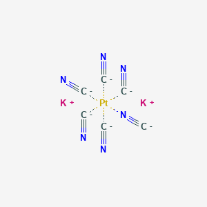 molecular formula C6K2N6Pt-4 B091452 Dipotassium hexakis(cyano-C)platinate CAS No. 16920-94-8