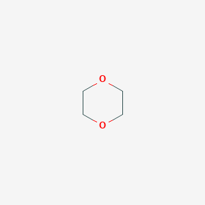 molecular formula C4H8O2 B091453 Dioxane CAS No. 123-91-1