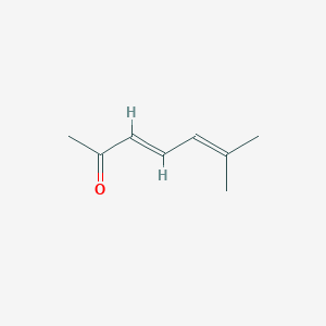 molecular formula C8H12O B091463 6-Methyl-3,5-heptadien-2-one CAS No. 16647-04-4