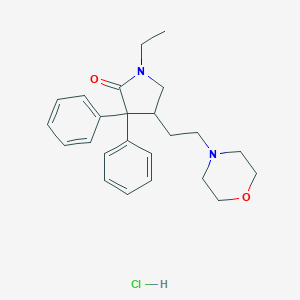 molecular formula C24H31ClN2O2 B091464 Doxapram hydrochloride CAS No. 113-07-5