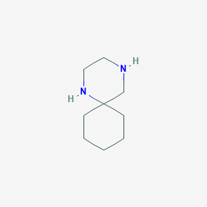 molecular formula C9H18N2 B091469 1,4-Diazaspiro[5.5]undecane CAS No. 180-76-7