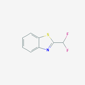 molecular formula C8H5F2NS B091472 2-(Difluoromethyl)benzo[d]thiazole CAS No. 15208-43-2