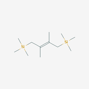 molecular formula C12H28Si2 B091485 [(E)-2,3-dimethyl-4-trimethylsilylbut-2-enyl]-trimethylsilane CAS No. 16109-37-8