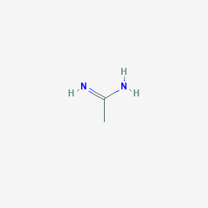 molecular formula C2H6N2 B091507 Acetamidine CAS No. 143-37-3