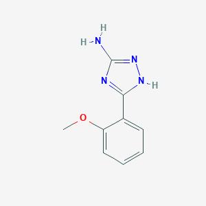 molecular formula C9H10N4O B091511 5-(2-methoxyphenyl)-4H-1,2,4-triazol-3-amine CAS No. 303192-36-1