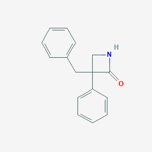 molecular formula C16H15NO B091531 3-Benzyl-3-phenylazetidin-2-one CAS No. 17197-61-4