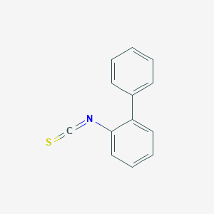 molecular formula C13H9NS B091536 1-异硫氰酸苯-2-苯酯 CAS No. 19394-61-7