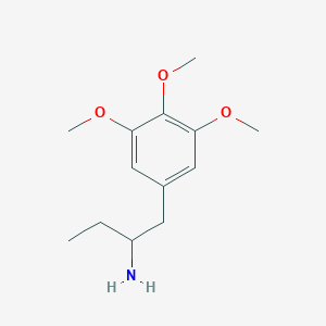 B091537 1-(3,4,5-Trimethoxyphenyl)butan-2-amine CAS No. 17097-73-3