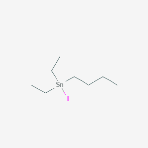 molecular formula C8H19ISn B091545 Stannane, butyldiethyliodo- CAS No. 17563-48-3