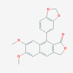 molecular formula C21H16O6 B091548 正义素 B CAS No. 17951-19-8