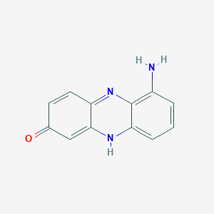molecular formula C12H9N3O B091552 6-Amino-2-phenazinol CAS No. 18450-04-9