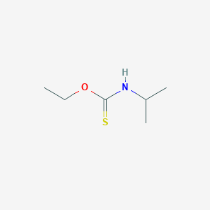 molecular formula C6H13NOS B091561 Carbamothioic acid, (1-methylethyl)-, O-ethyl ester CAS No. 18939-70-3