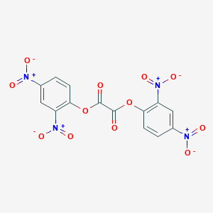 molecular formula C14H6N4O12 B091566 双(2,4-二硝基苯基)草酸酯 CAS No. 16536-30-4