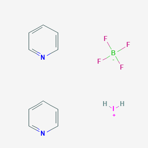 molecular formula C10H12BF4IN2 B091570 双(吡啶)碘(1)四氟硼酸盐 CAS No. 15656-28-7