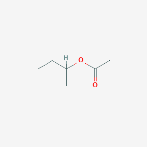 molecular formula C6H12O2<br>CH3COOCH(CH3)CH2CH3<br>C6H12O2 B091578 Sec-butyl acetate CAS No. 105-46-4