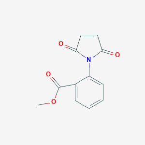 molecular formula C12H9NO4 B091579 methyl 2-(2,5-dioxo-2,5-dihydro-1H-pyrrol-1-yl)benzoate CAS No. 19077-61-3