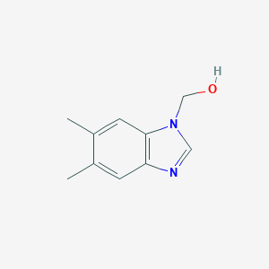 molecular formula C10H12N2O B091588 (5,6-Dimethyl-1h-benzimidazol-1-yl)methanol CAS No. 19539-34-5