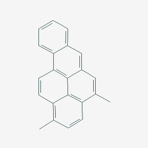 molecular formula C22H16 B091590 1,4-Dimethylbenzo[a]pyrene CAS No. 16757-88-3