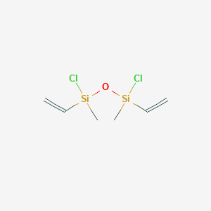 molecular formula C6H12Cl2OSi2 B091593 1,3-Dichloro-1,3-dimethyl-1,3-divinyldisiloxane CAS No. 15948-19-3