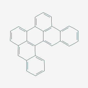 molecular formula C28H16 B091600 Heptacyclo[13.11.1.12,10.03,8.019,27.020,25.014,28]octacosa-1(26),2(28),3,5,7,9,11,13,15,17,19(27),20,22,24-tetradecaene CAS No. 191-81-1