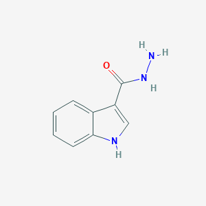 molecular formula C9H9N3O B091613 1H-indole-3-carbohydrazide CAS No. 15317-58-5