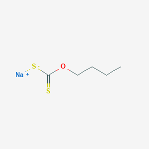 molecular formula C5H9NaOS2 B091630 碳二硫酸 O-丁酯钠盐 (1:1) CAS No. 141-33-3