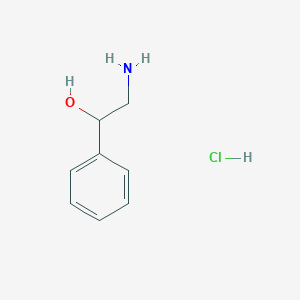 molecular formula C8H12ClNO B091632 2-Amino-1-phenylethanol hydrochloride CAS No. 15995-85-4