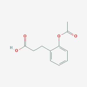 molecular formula C11H12O4 B091635 Acetic 3-(2-hydroxyphenyl)propanoic anhydride CAS No. 17123-74-9