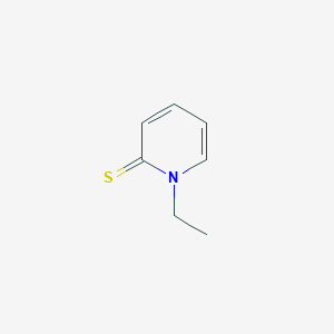 molecular formula C7H9NS B091640 2(1H)-Pyridinethione, 1-ethyl- CAS No. 19006-71-4