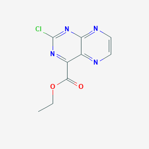 Ethyl 2-chloropteridine-4-carboxylate