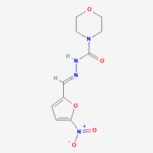4-Morpholinecarboxylic acid, (5-nitrofurfurylidine)hydrazide