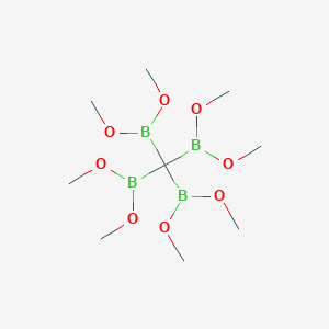 molecular formula C9H24B4O8 B091650 Tetrakis(dimethoxyboryl)methane CAS No. 17936-80-0