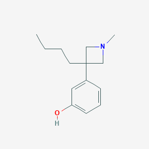 Phenol, 3-(3-butyl-1-methyl-3-azetidinyl)-
