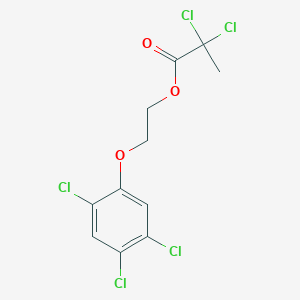 molecular formula C11H9Cl5O3 B091682 Erbon CAS No. 136-25-4