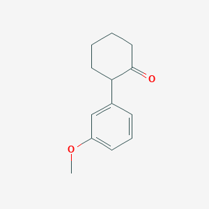molecular formula C13H16O2 B091713 2-(3-甲氧基苯基)环己酮 CAS No. 15547-89-4