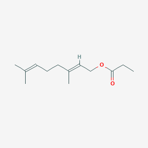 molecular formula C13H22O2 B091728 Geranyl propionate CAS No. 105-90-8