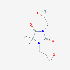 molecular formula C12H18N2O4 B091731 5-Ethyl-1,3-diglycidyl-5-methylhydantoin CAS No. 15336-82-0