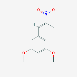 molecular formula C11H13NO4 B091735 1,3-Dimethoxy-5-(2-nitroprop-1-enyl)benzene CAS No. 18917-76-5