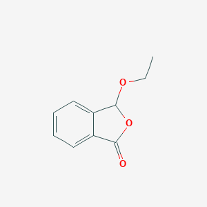 molecular formula C10H10O3 B091737 Phthalide, 3-ethoxy- CAS No. 16824-02-5