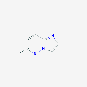 molecular formula C8H9N3 B091742 2,6-Dimethylimidazo[1,2-b]pyridazine CAS No. 17412-39-4