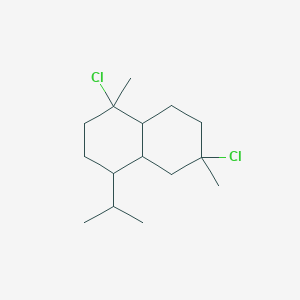molecular formula C15H26Cl2 B091745 1,6-Dichloro-1,6-dimethyl-4-(propan-2-yl)decahydronaphthalene CAS No. 16641-30-8