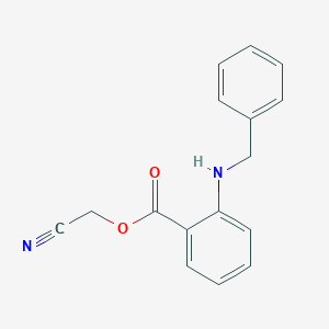 molecular formula C16H14N2O2 B009175 Cyanomethyl 2-(benzylamino)benzoate CAS No. 104362-33-6