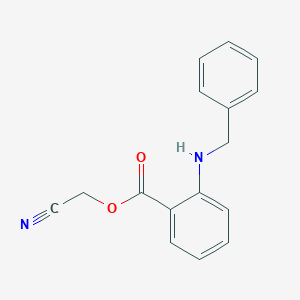 molecular formula C16H14N2O2 B009175 N-Benzylanthranilic acid cyanomethyl CAS No. 104362-33-6