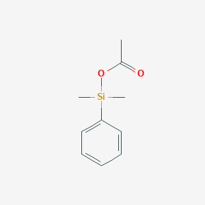 molecular formula C10H14O2Si B091754 Phenyldimethylacetoxysilane CAS No. 17887-60-4