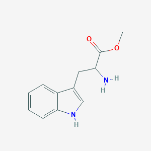 molecular formula C12H14N2O2 B091758 Methyl 2-amino-3-(1H-indol-3-yl)propanoate CAS No. 7303-49-3
