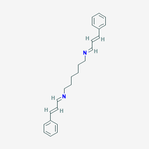 molecular formula C24H28N2 B091766 N,N'-Dicinnamylidene-1,6-hexanediamine CAS No. 140-73-8