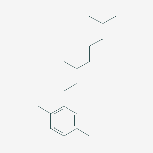 molecular formula C18H30 B091768 1,4-Dimethyl-2-(3,7-dimethyloctyl)benzene CAS No. 19550-60-8