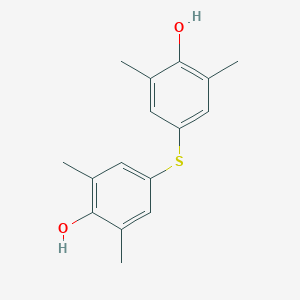 molecular formula C16H18O2S B091778 4,4'-Thiobis(2,6-xylenol) CAS No. 18525-99-0